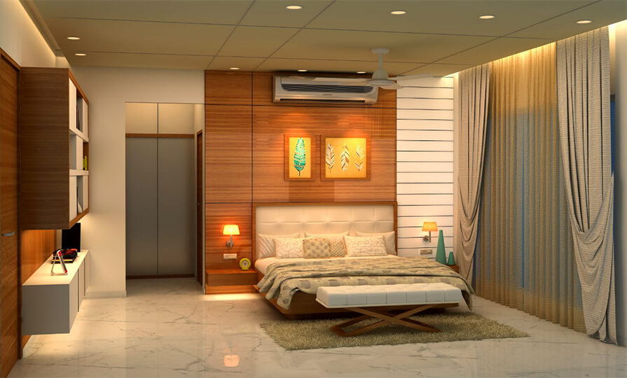 Spacious roomy Art Wood interior 2