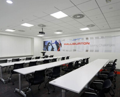 Halliburton Art Wood interior