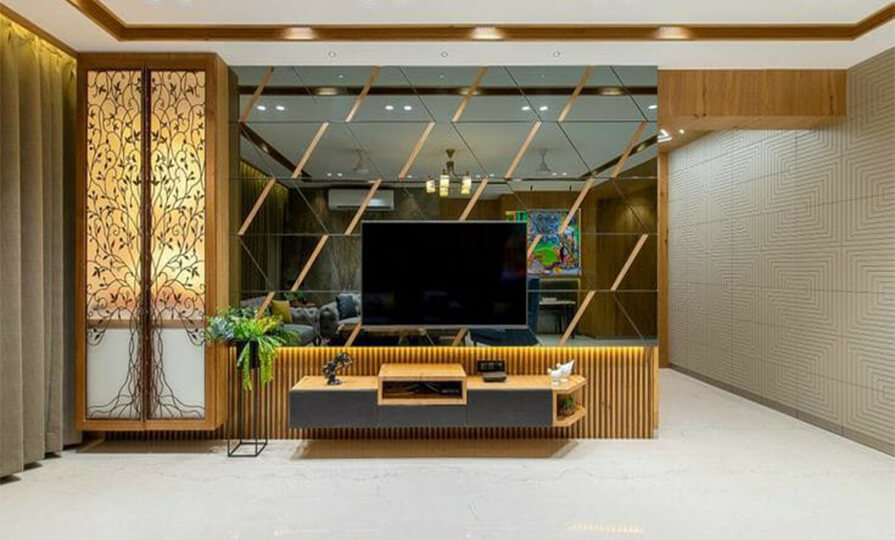 Attractive home Art Wood interior 2