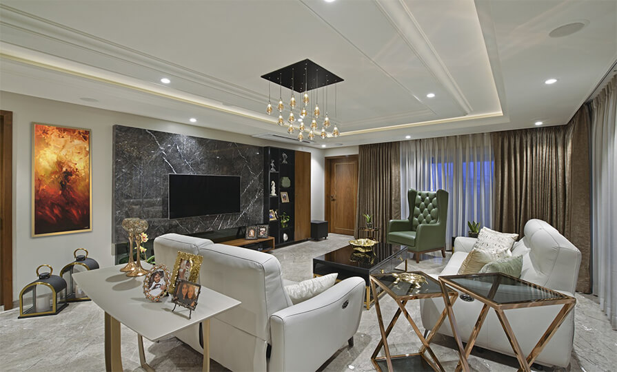 European Luxurious Art Wood interior 2